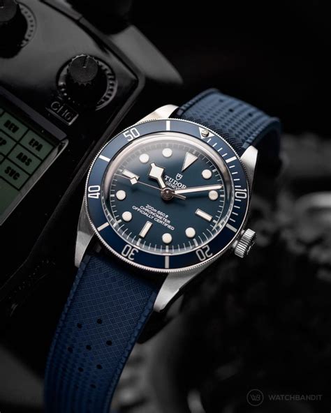 tudor black bay blue strap